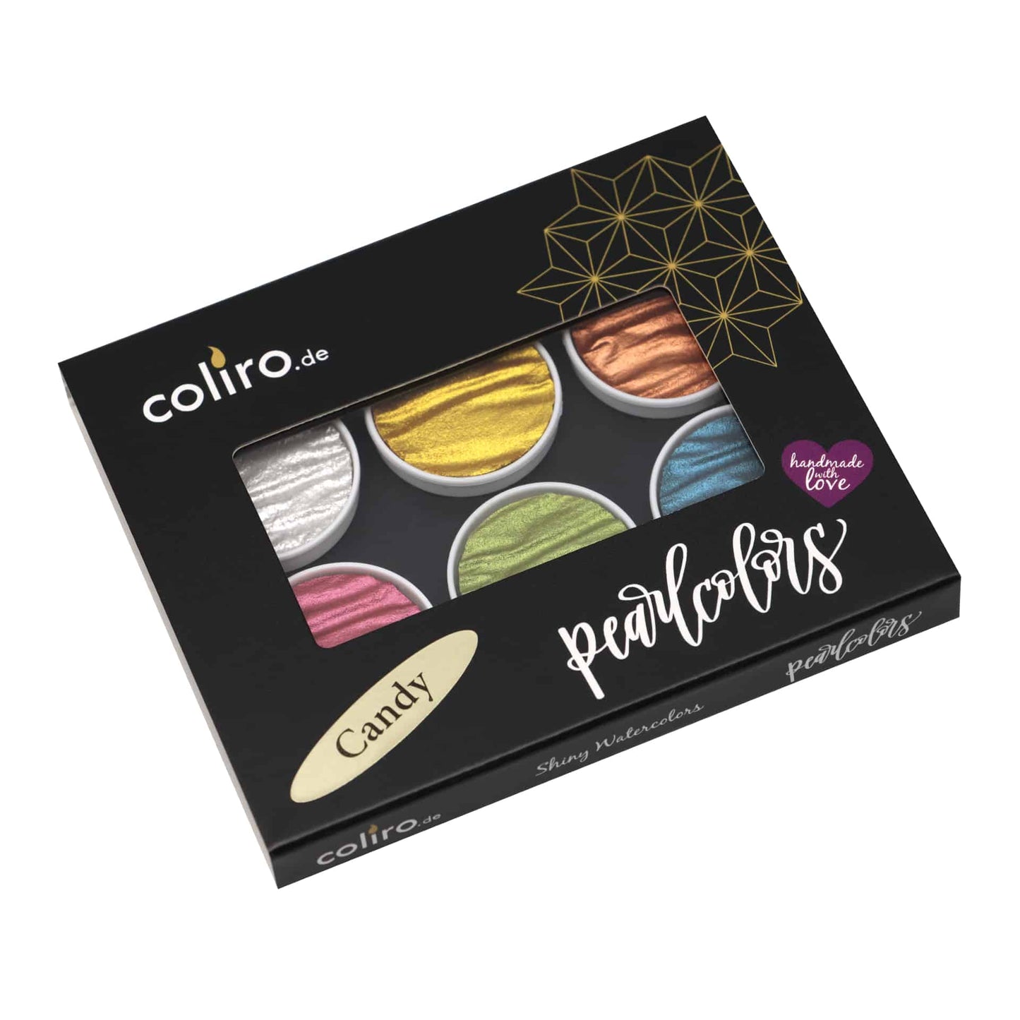 Набор красок Coliro Candy, 6 цветов
