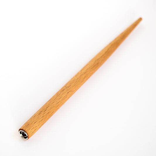 Handpiece for a calligraphic pen, wooden, natural