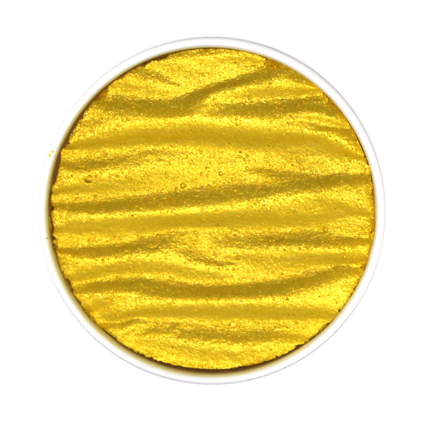 Яркая желтая жемчужная акварель