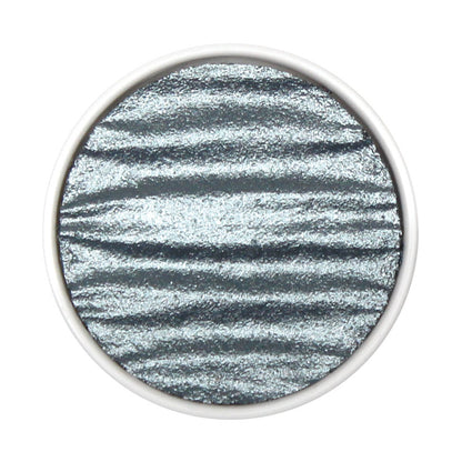 Синий серебристый металлик акварель