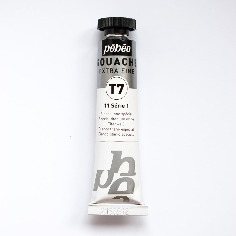 Gouache paint T7 20 ml - 011 Special titanium white
